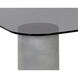 Maude 54 X 54 inch Smoked / Light Grey Outdoor Coffee Table